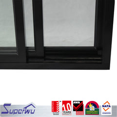 High quality double glazing aluminum sound proof sliding aluminum storefront door on China WDMA