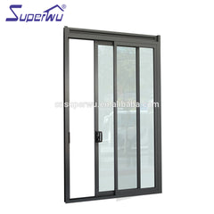 High quality powder coating insulated aluminum double glass sliding patio doors on China WDMA