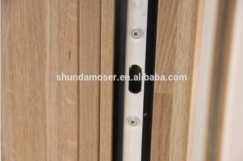 High quality solid wood double glazing lift and sliding door on China WDMA