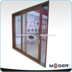 High quality solid wood double glazing lift and sliding door on China WDMA