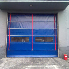 High speed roll up door insulated high speed shutter pvc door industrial door on China WDMA