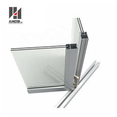 Home Stormproof Aluminium Residential Insulated Window s, Security Aluminum Horizontal Double Tempered Glass Floding Windows on China WDMA