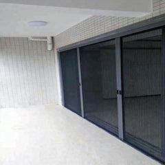 Home decoration Safe Aluminum Right Custom Hotel Door Screen Sliding Folding Screen Door on China WDMA