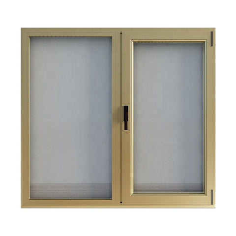 Hot Aluminum Broken Bridge Casement Windows Comfortable Space Aluminium Double Glazed Window on China WDMA