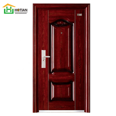 Hot Sale Entrance Exterior Iron Steel Door and Finished Surface Finishing Security Door Swing Open Style on China WDMA