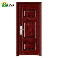 Hot Sale Entrance Exterior Iron Steel Door and Finished Surface Finishing Security Door Swing Open Style on China WDMA