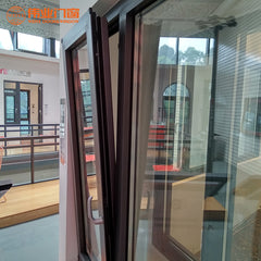 Hot sale aluminium tilt and turn french style curtain aluminium windows style in pakistan