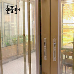 Hot sale exterior doors aluminum double swing door with tempered glass on China WDMA