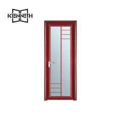 Hot sale exterior doors aluminum double swing door with tempered glass on China WDMA