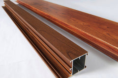 Hot sale wood grain used aluminum windows and doors on China WDMA