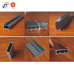 Hot sales channel track wardrobe closet sliding door aluminum extrusion profile on China WDMA