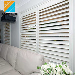 House window louvers venetian interior blinds pins plantation shutter on China WDMA