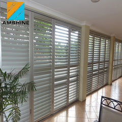 House window louvers venetian interior blinds pins plantation shutter on China WDMA