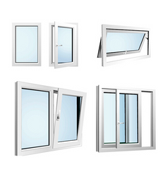 Hurricane Impact Double Glazed Vinyl Storm Casement Windows