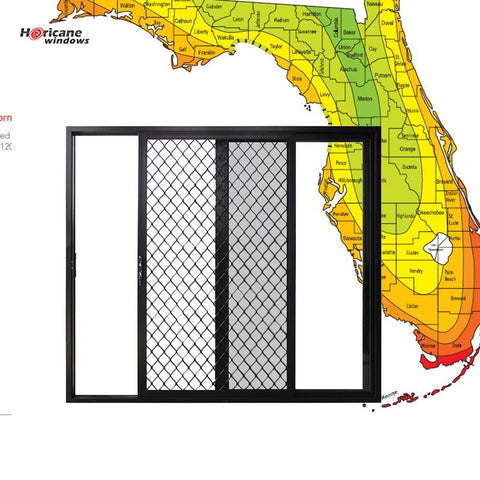 Hurricane miami dade proved high-end custom aluminum slide and stack patio doors on China WDMA