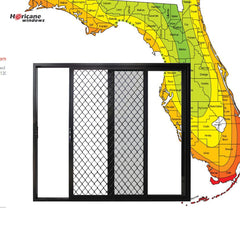 Hurricane miami dade proved high-end custom aluminum slide and stack patio doors on China WDMA