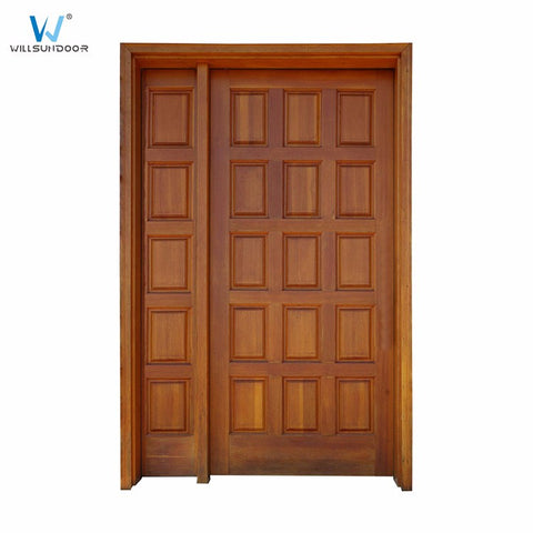 India Kerala house main double door with grill designs on China WDMA