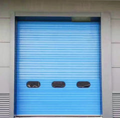 Industrial roll up steel door automatic warehouse sliding door industrial lift door on China WDMA