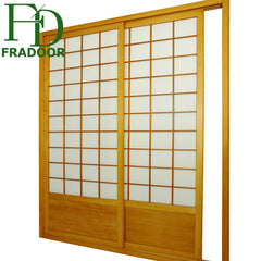 Interior Double Wooden Japanese Shoji Sliding Door on China WDMA