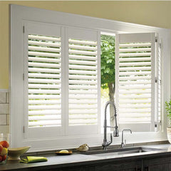 Interior Modern Home Furniture PVC/Vinyl Window Vertical Plantation Shutters on China WDMA