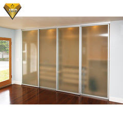 Interior french balcony sliding aluminum doors sliding doors with blinds between glass on China WDMA