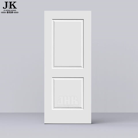 JHK-017 White Primer Wood Grain MDF Wood Door Skin on China WDMA