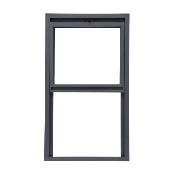 LZ Single glass aluminum vertical sliding windows on China WDMA