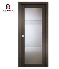 Laminated Glass Wooden Veneer Mdf Internal Door Design Single Swing Open Style Interior Doors on China WDMA