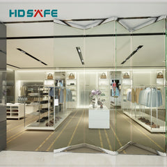 Large commercial design interior folding glass door on China WDMA