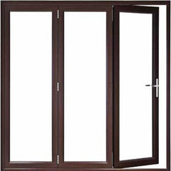 Large opening residential balcony aluminum folding patio doors on China WDMA