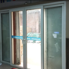 Large size french style sliding door upvc profile tempered glass door on China WDMA