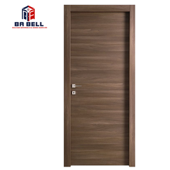 Latest Glass Wood Door Design Whole Glass Black Walnut Door Frame Custom Made Internal Swing Interior Doors on China WDMA