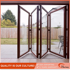 Latest Trendy Design Aluminum Profile Interior Glass Bifold Doors on China WDMA