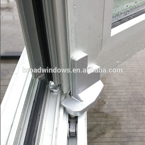 Latest design aluminum window thermal break insulation bi folding window on China WDMA