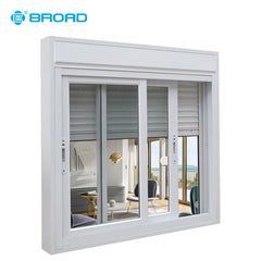 Latest design window and doors electronic or manual shutter sliding window on China WDMA