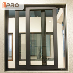 Latest double glazed sliding window design aluminum sliding windows price philippines on China WDMA