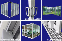 Lift and sliding doors commercial used sliding aluminium glass doors on China WDMA