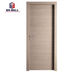 Light Walnut Italy Style Inside porte Simple Wood Door Custom Made Good Quality Cheap bedroom Swing MDF Interior Room Doors on China WDMA