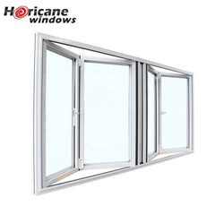 Long 4 panel aluminum bifold folding windows on China WDMA