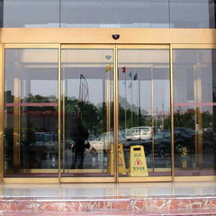 Low cost ES200 model standard 4meter aluminium auto gate door mechanic automatic sliding doors on China WDMA