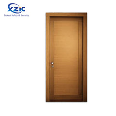 Low cost finished surface hotel, cinema, theater interior entry door soundproof pvc glass door on China WDMA