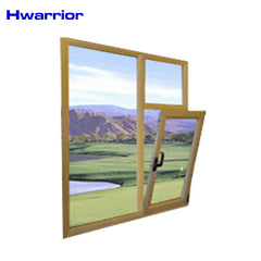 Luxury Design Tempered Glass Aluminum Overhang Window on China WDMA