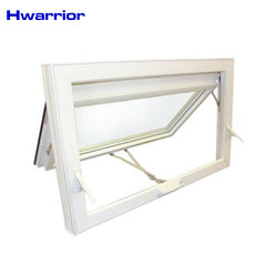 Luxury Design Tempered Glass Aluminum Overhang Window on China WDMA