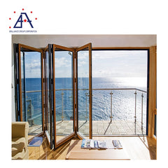 Made-in-China Anodized Clear Glass Aluminium Folding Doors Cost Per Square Meter on China WDMA