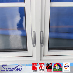 Made in china colonial bar toughened glass double glazed aluminum casement windows for residential on China WDMA