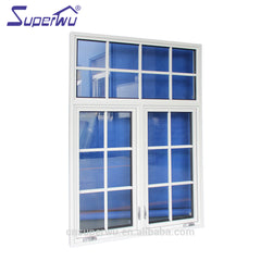 Made in china colonial bar toughened glass double glazed aluminum casement windows for residential on China WDMA