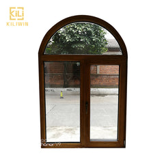 Made in foshan french aluminium arch casement window tinted double glaze latest wooden window frames designs for kerala on China WDMA