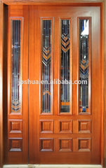 Mahogany Exterior Entry Door with sidelite on China WDMA