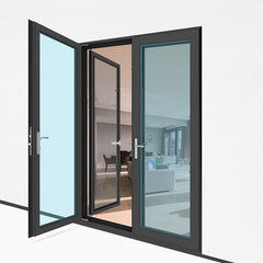 Main shed aluminum frame glass door on China WDMA