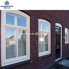 Malaysia glazed pane frame oem triple glazed guangdong manufacturers Aluminium alloy double leaf window on China WDMA